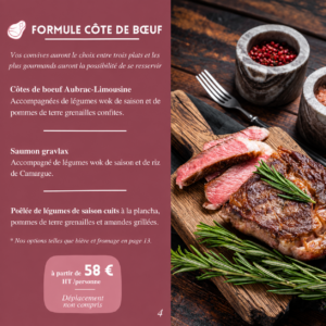 Formule Côtes de bœuf