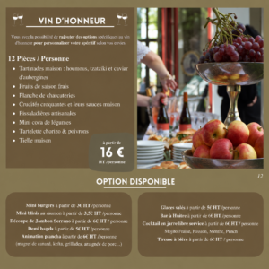 Vin d'honneur