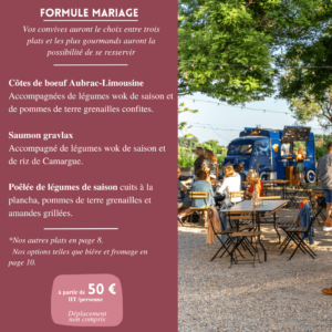 Formule Mariage
